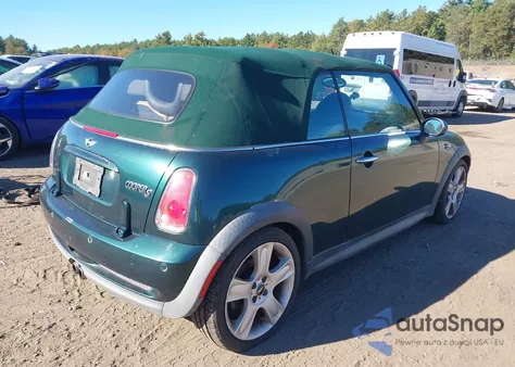 2006 Mini Cooper S из США, поврежденный, VIN WMWRH335X6TJ42319